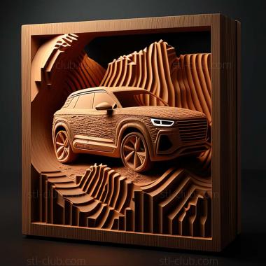 3D мадэль Audi Q2 (STL)